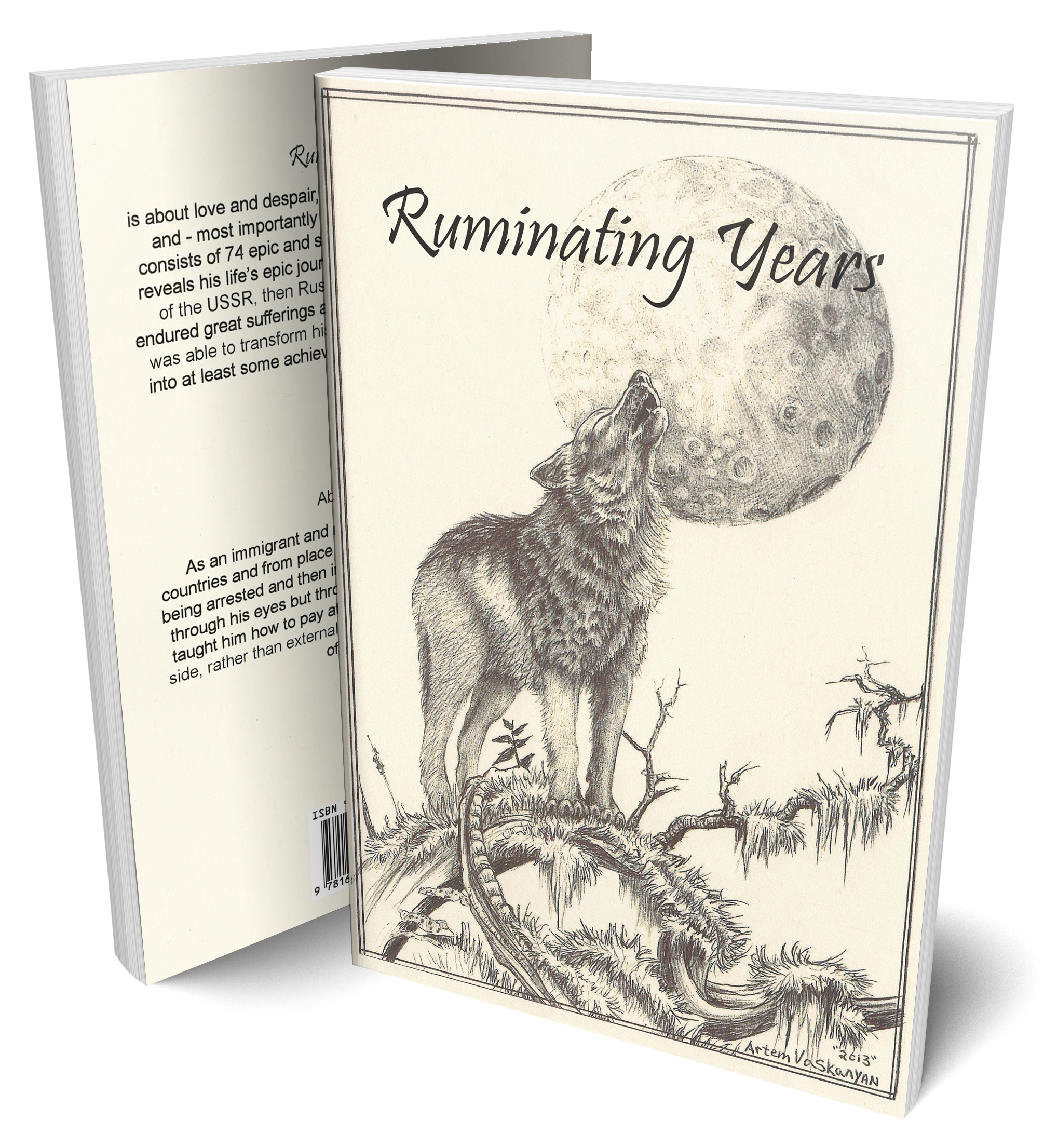 Cover of 'Ruminating Years'.